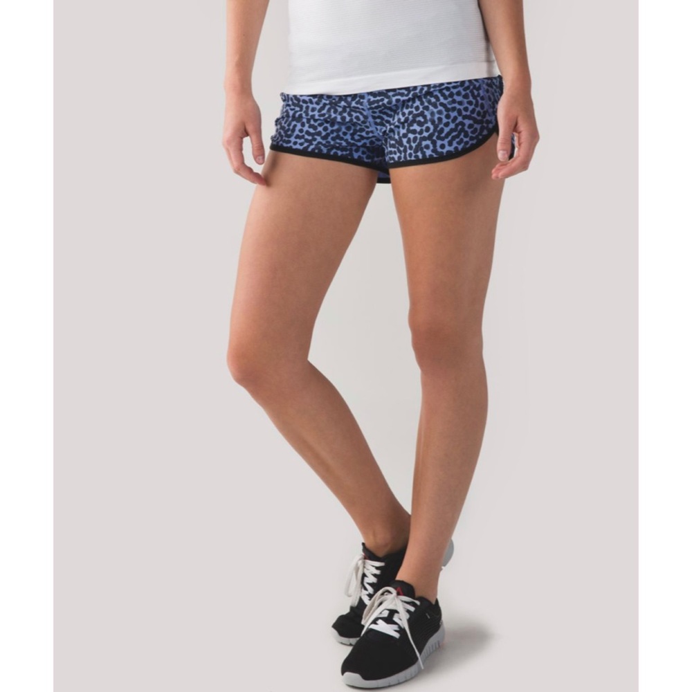 Lululemon Run: Speed Short Ace Spot Lullaby Black/Black 4